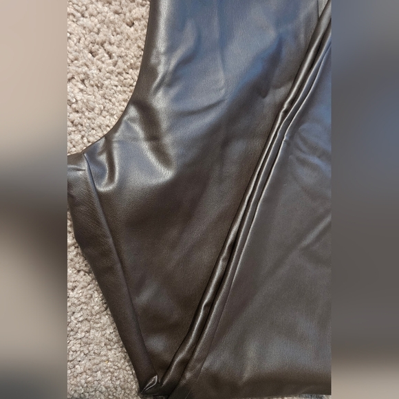 H&M Chocolate Faux Leather Pants - Picture 12 of 12